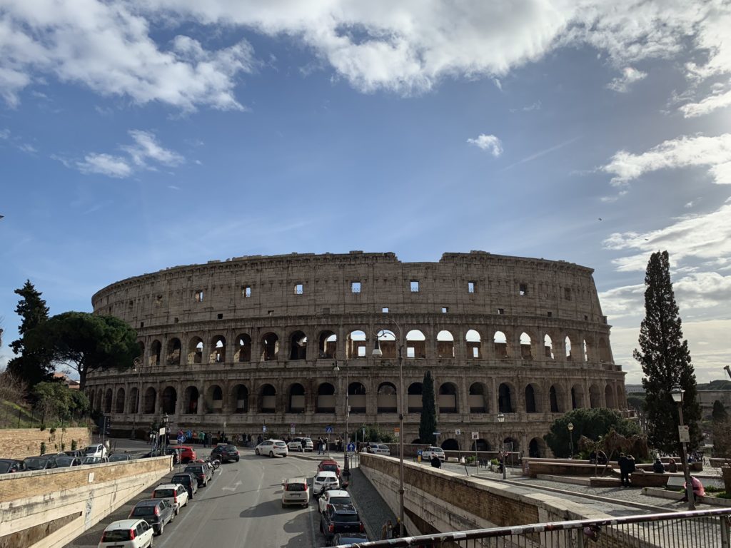 Colosseum in Rome, we had a tour while at ITOUG 2019