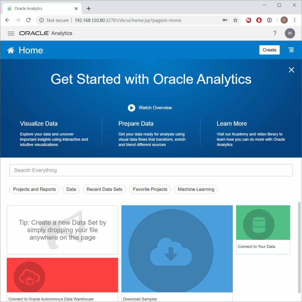 Oracle Analytics Server is available