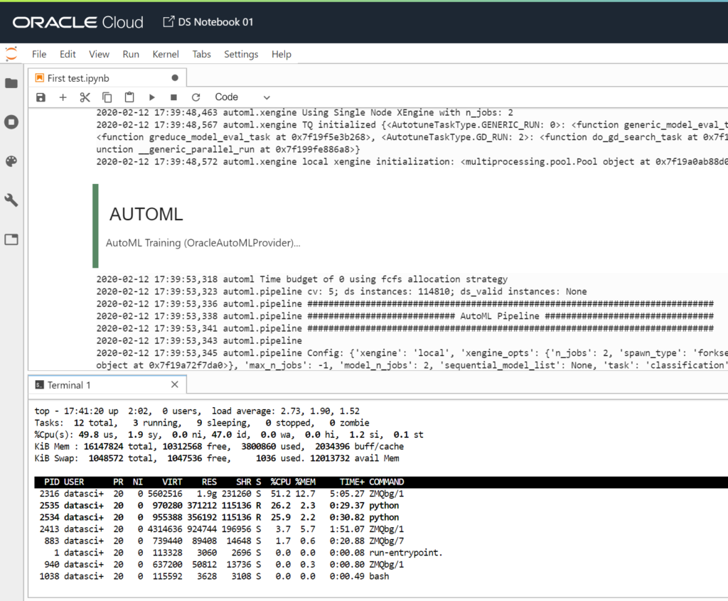 A Closer Look At Oracle Cloud Data Science Platform Gianni S World Things Crossing My Mind